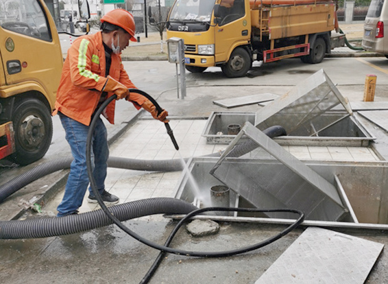 北大镇隔油池清理